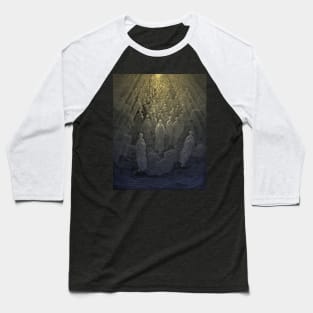 High Resolution Gustave Doré Illustration The Glowing Souls Tinted Baseball T-Shirt